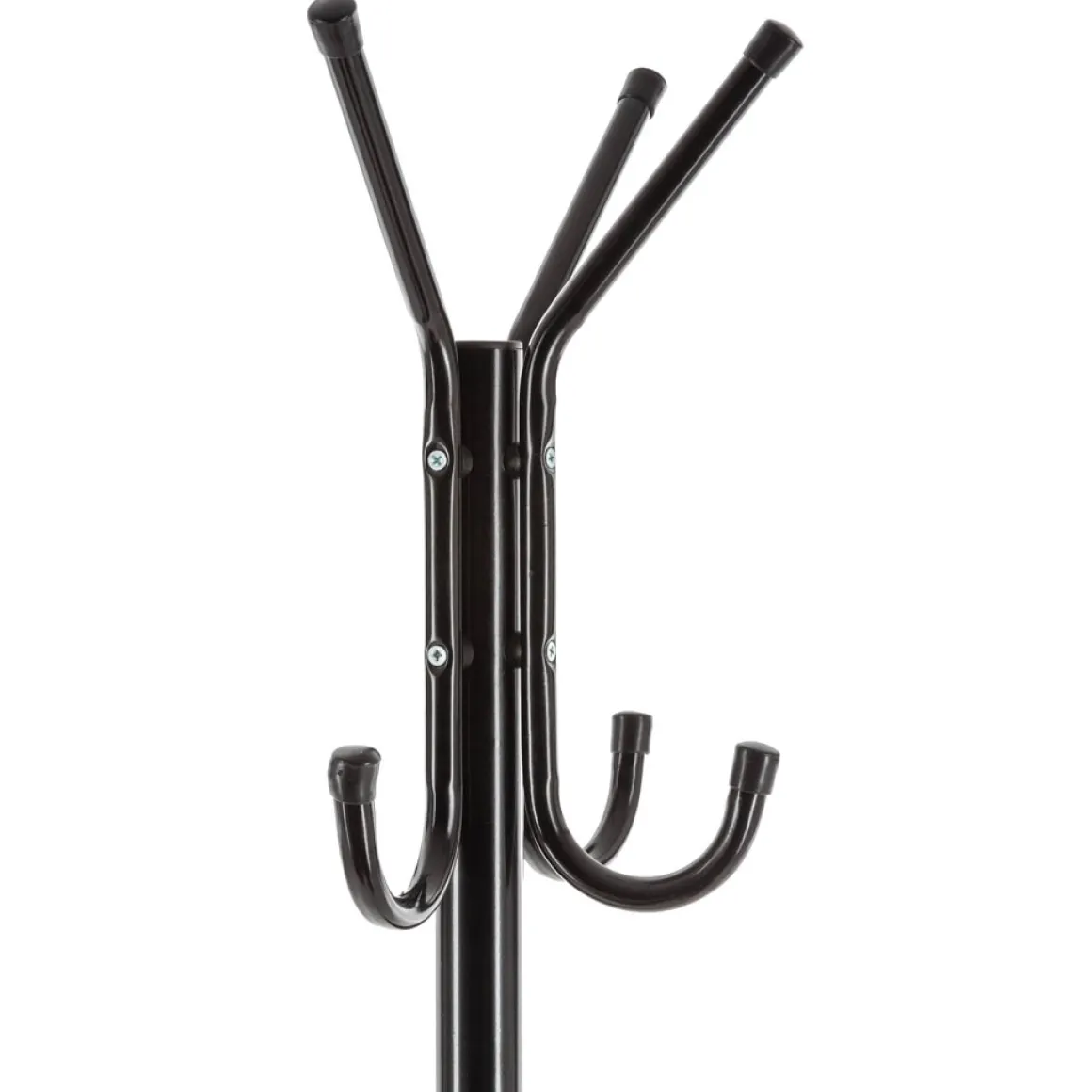 Perchero de pie metálico con 8 ganchos