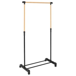 Perchero simple con barra extensible