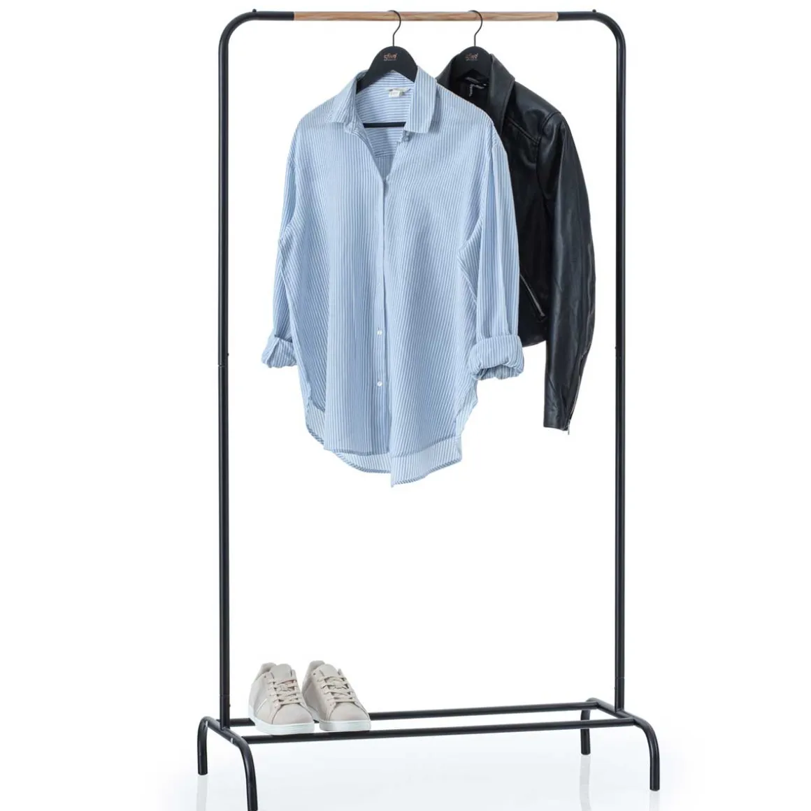 Perchero Simple De Metal 80X40X149Cm