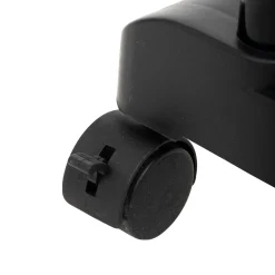 Perchero WOODY de metal blanco y negro