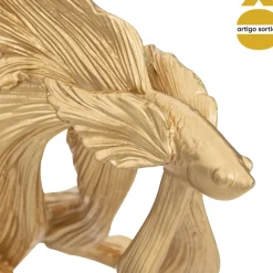 Pez Decorativo De Resina 11x3.5x12Cm