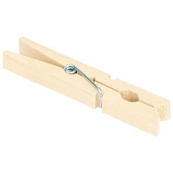 Pinzas De Ropa 96 Unidades De Madera