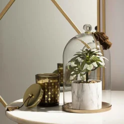 Planta artificial con campana 25cm