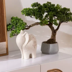 Planta bonsai artificial con maceta 45cm