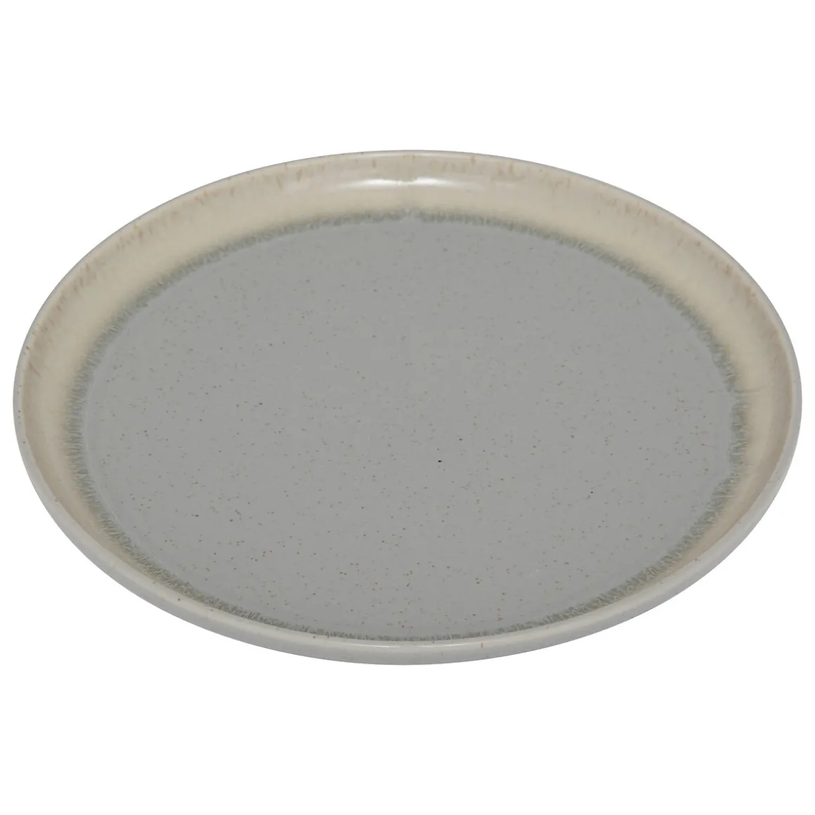 Plato de postre ANITA verde de cerámica 22cm