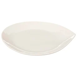 Plato De Postre Blanco Gota 21cm
