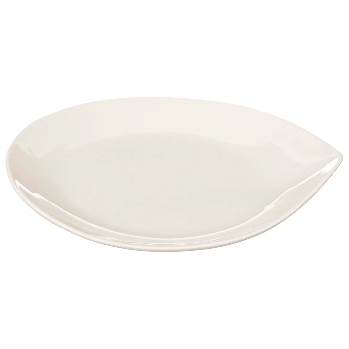Plato De Postre Blanco Gota 21cm