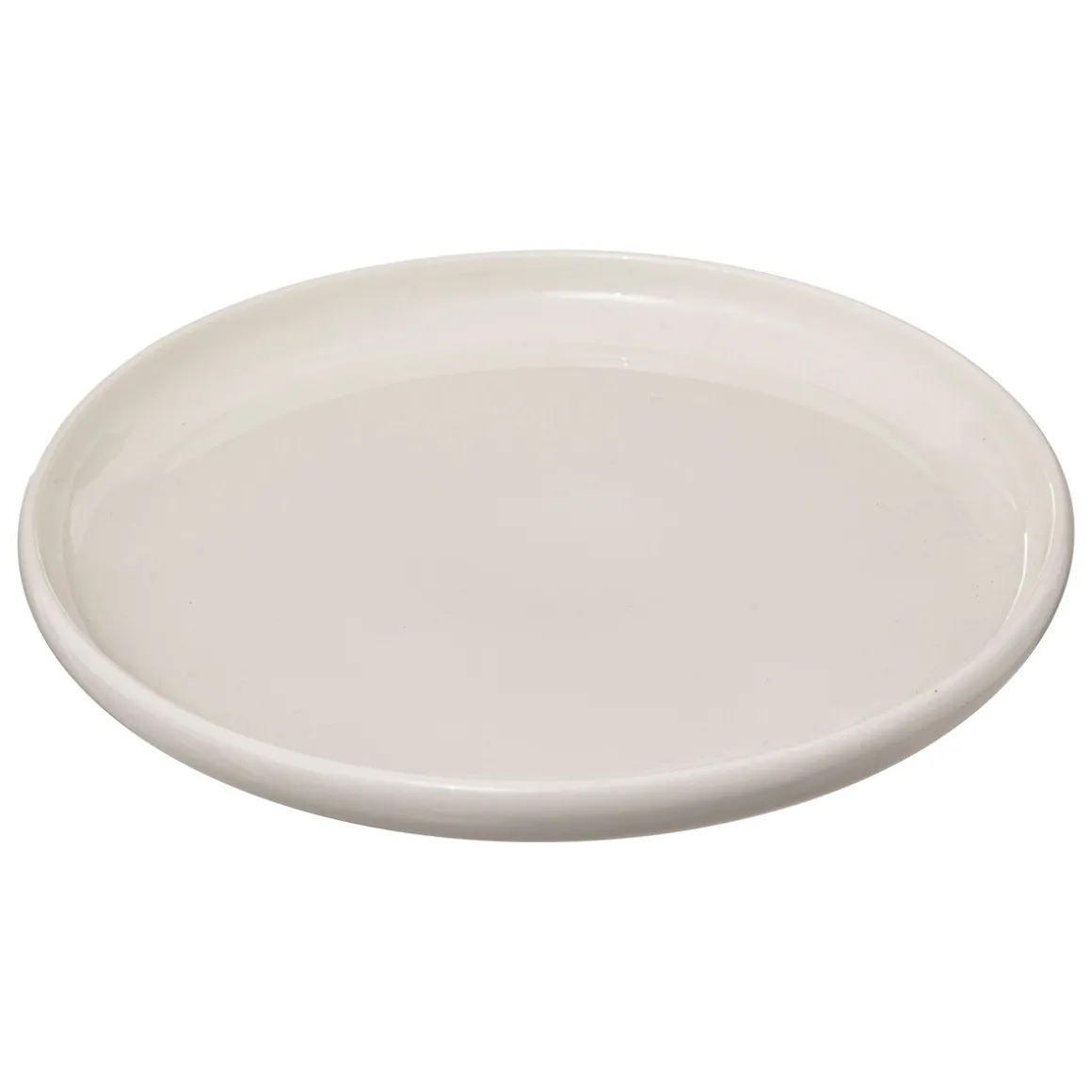 Plato de postre NORA blanco de porcelana 21cm