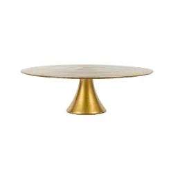 Plato De Tarta Con Pie Ixxir De Vidrio 33Cm