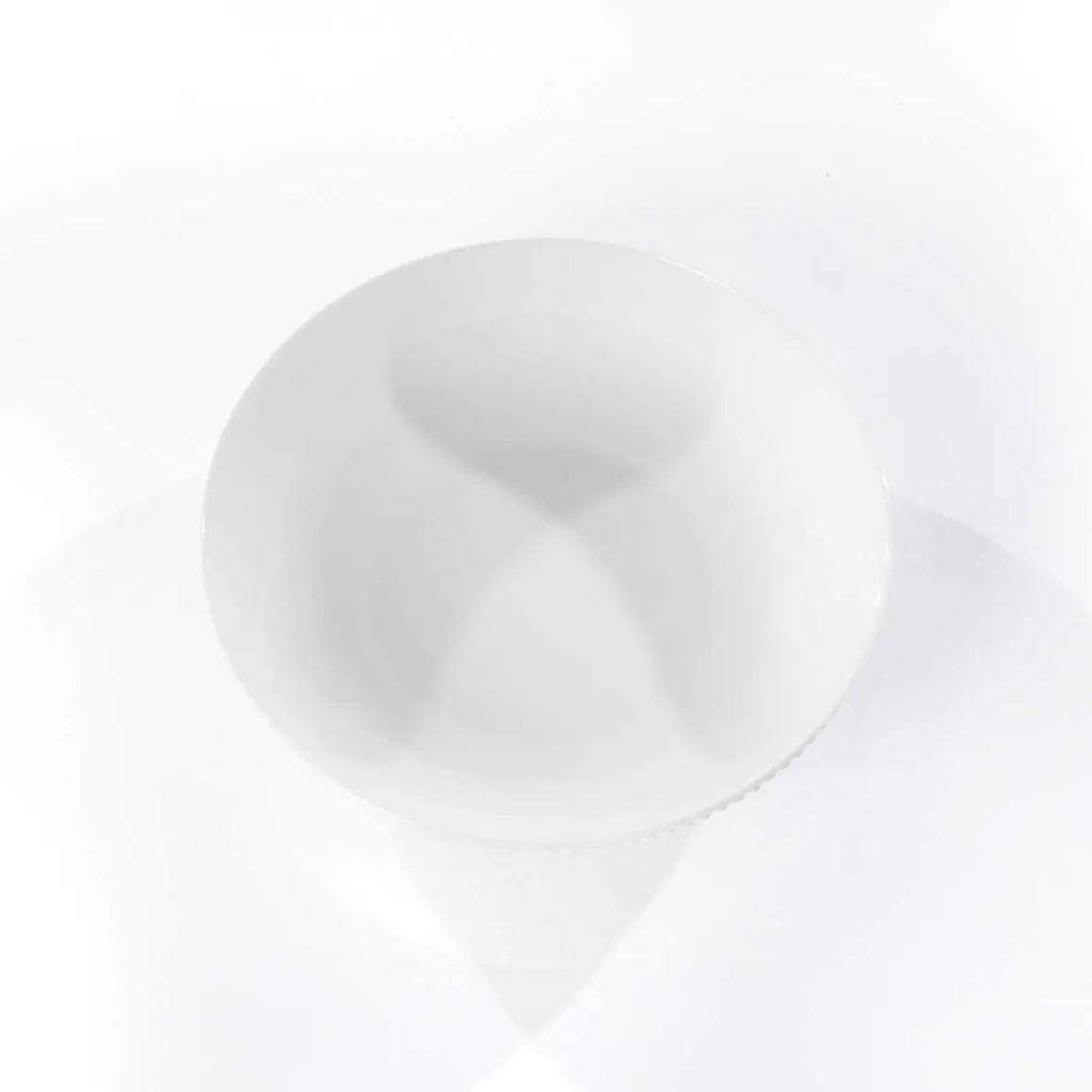 Plato hondo AMELIE blanco 23cm