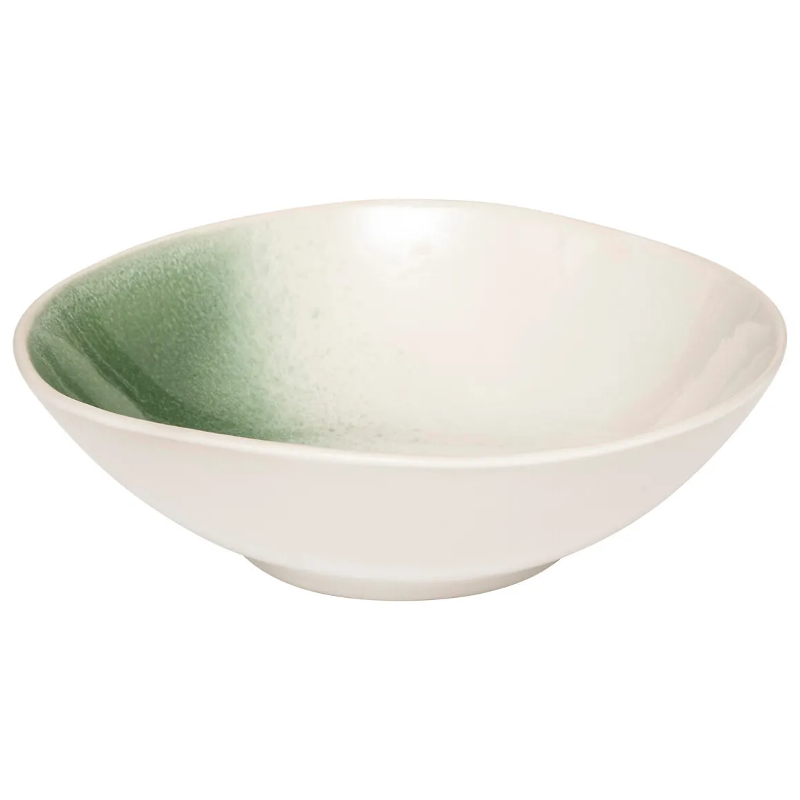 Plato hondo MALAKITE de gres de 19cm