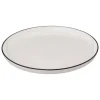 Plato Llano Alix Blanco de Porcelana 27cm