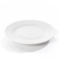 Plato llano AMELIE blanco de porcelana 28cm