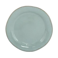 Plato Llano Capri Azul De Cerámica 27cm