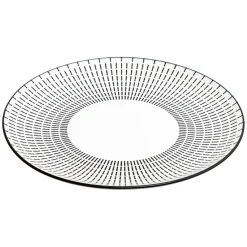 Plato Llano 27cm Lunis Negro