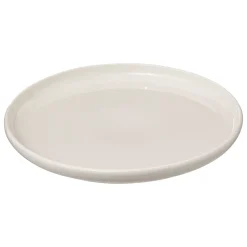 Plato Llano Nora Blanco De Porcelana 27cm