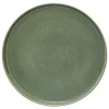 Plato llano TERRE INC verde 27cm