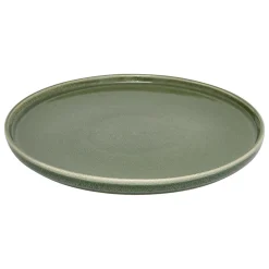Plato llano TERRE INC verde 27cm