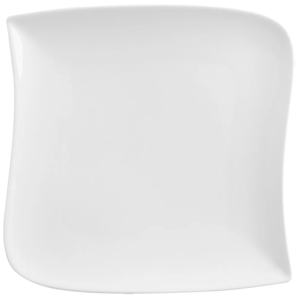 Plato Ondulado Blanco 26Cm