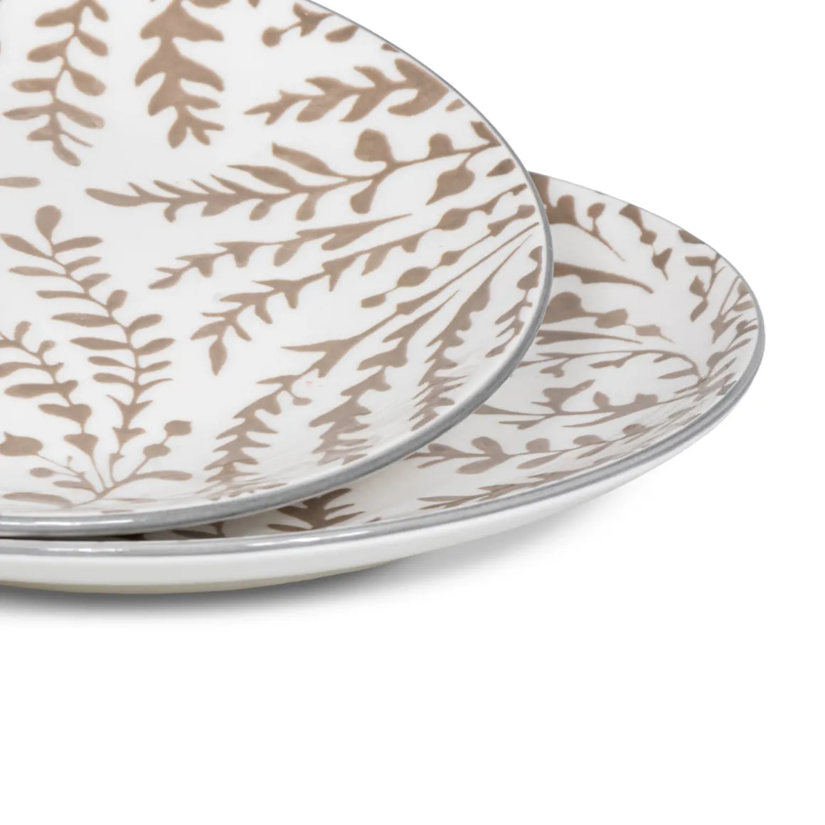 Plato Postre Alive Gris 19cm