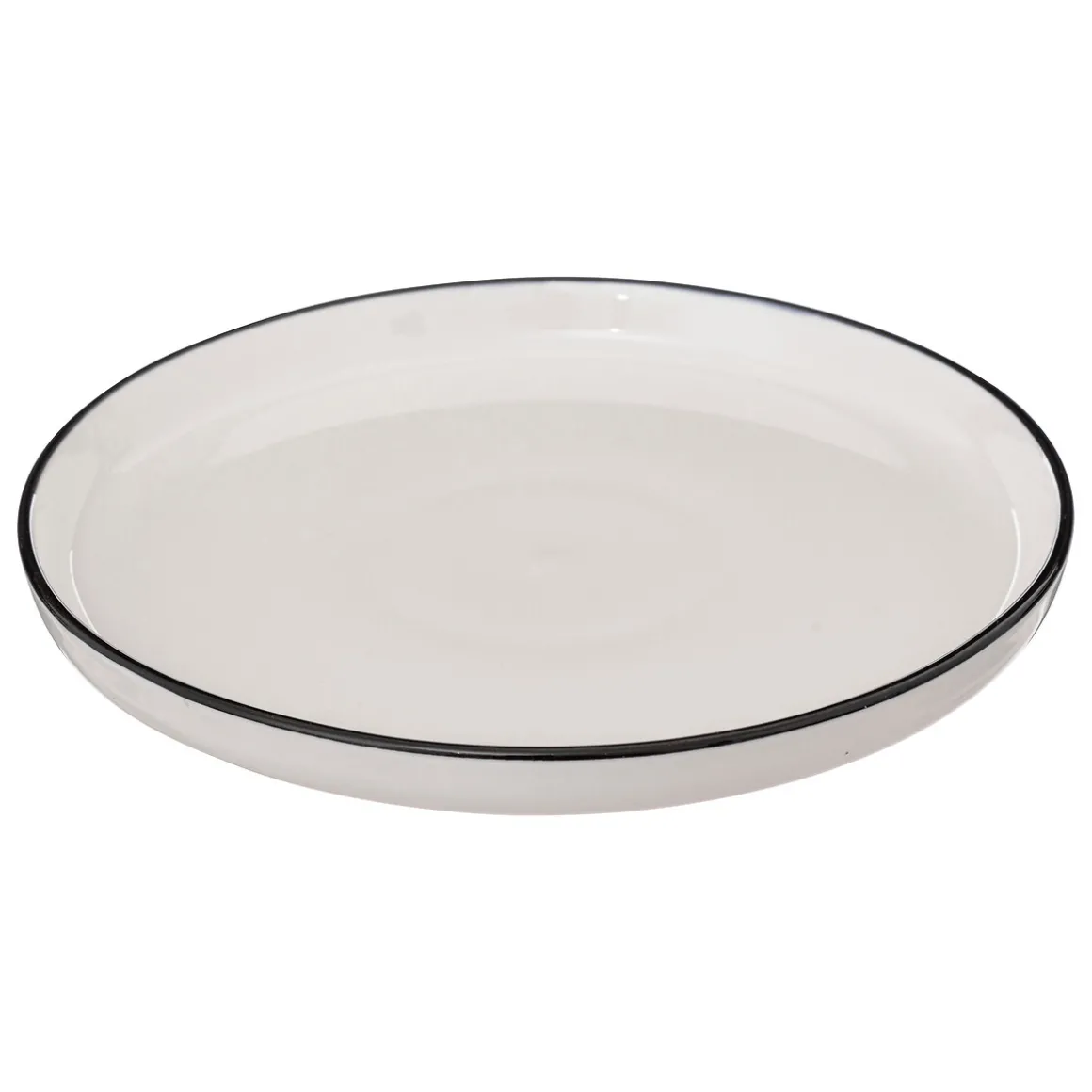 Plato Postre Alix Blanco de Porcelana 20cm