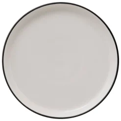 Plato Postre Alix Blanco de Porcelana 20cm