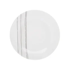 Plato Postre Blanco de Cerámica