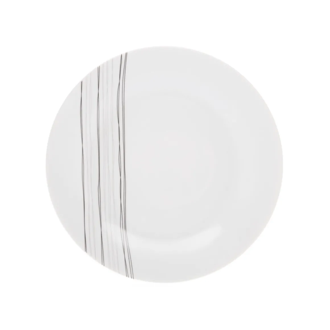 Plato Postre Blanco de Cerámica