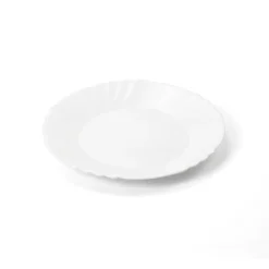 Plato Postre Blanco Ebro