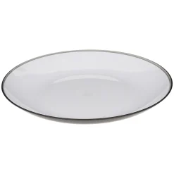 Plato Square Negro/Blanco 25Cm