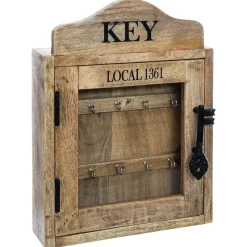 Porta Llaves De Madera Decorado 30x40Cm