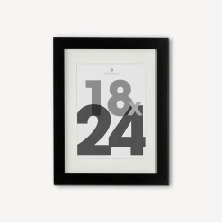 Portarretrato Eva Negro 18x24Cm