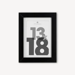 Portarretrato Eva Negro 13x18Cm