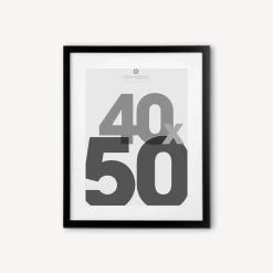 Portarretrato Eva Negro 40x50Cm