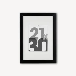 Portarretrato Eva Negro 21x30Cm