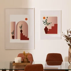 Portarretrato MANU blanco 50x70cm