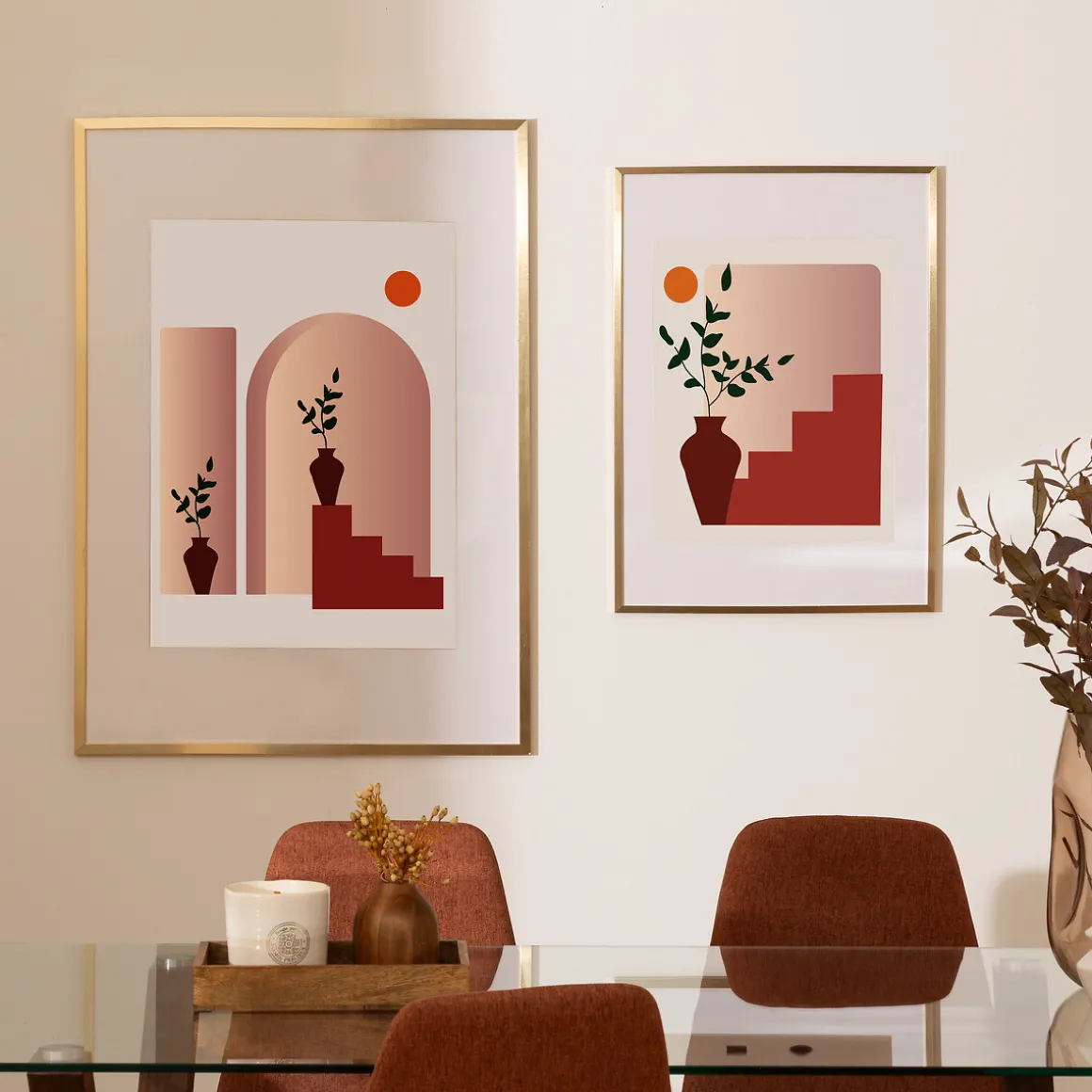 Portarretrato MANU dorado 50x70cm