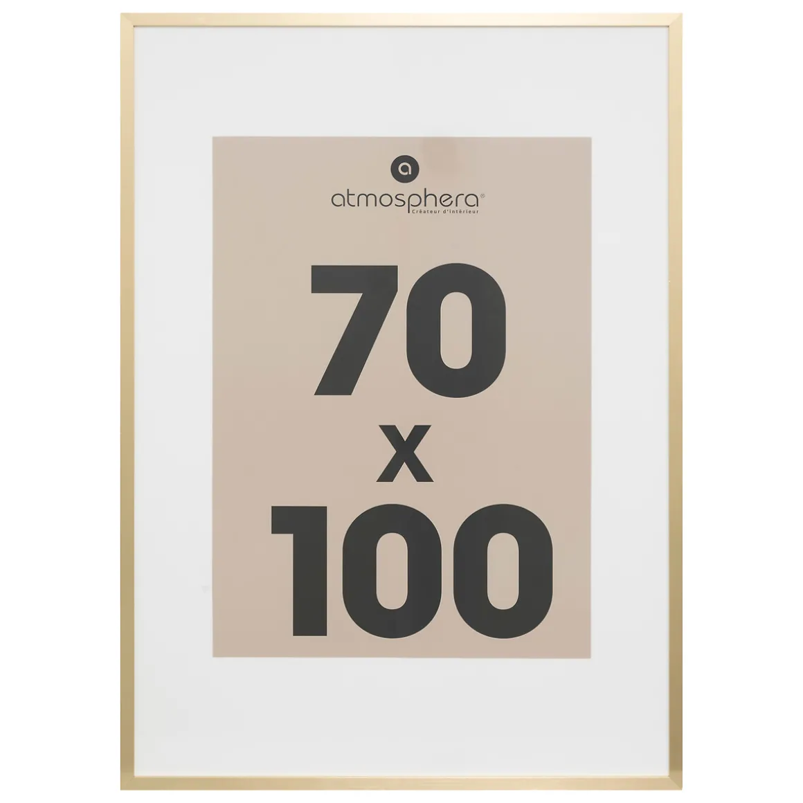 Portarretrato MANU dorado 70x100cm