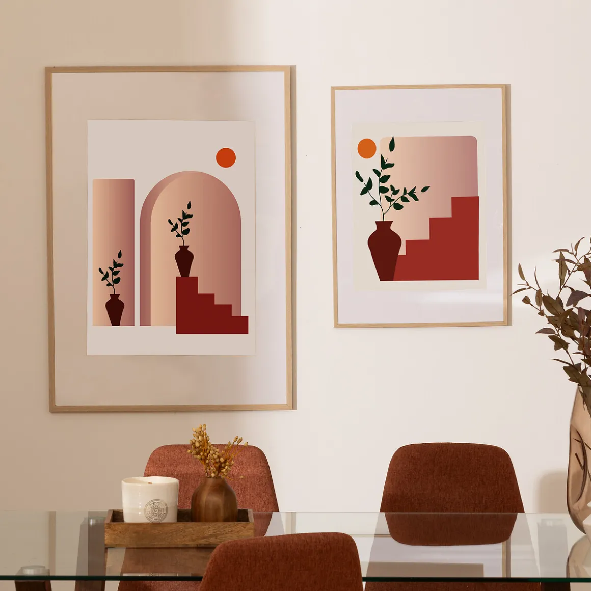 Portarretrato MANU natural 50x70cm