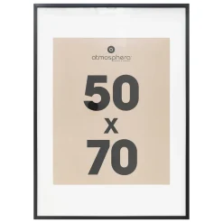 Portarretrato MANU negro 50x70cm