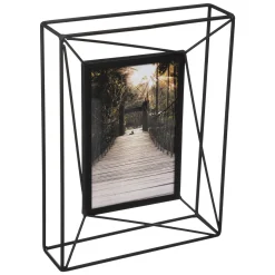 Portarretrato Metal Negro 10x15Cm