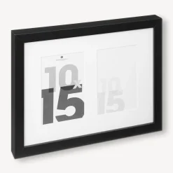 Portarretrato para 2 fotos EVA negro 10x15cm