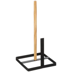 Portarrollos Cocina Metal/Madera 15x30Cm