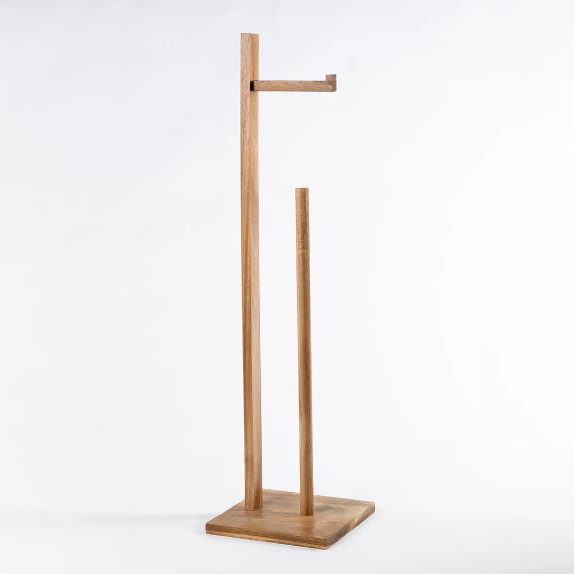 Portarrollos de madera de acacia