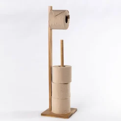 Portarrollos de madera de acacia