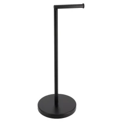 Portarrollos De Papel Hig. Metal Negro