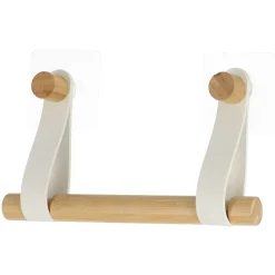 Portarrollos Papel Higiénico Bambú Y Asa