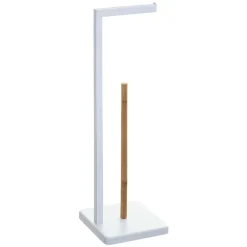 Portarrollos wc bambú NATUREO blanco