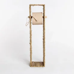 Portarrollos wc beige de cuerda