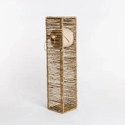 Portarrollos wc beige de cuerda